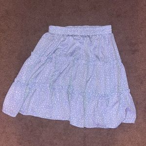 Blue skirt